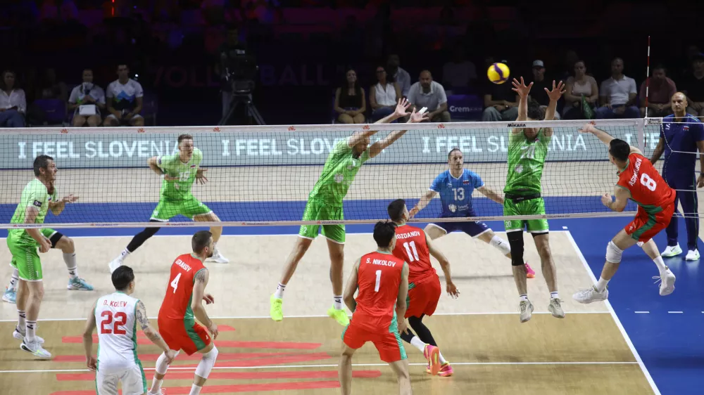 25.6.2026 - odbojka liga narodov - odbojkarska reprezentanca SlovenijeSlovenija - BolgarijaFoto: Luka Cjuha