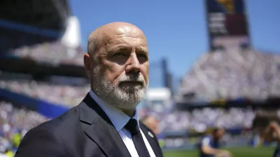 SEATTLE, June 25, 2026 -- Sergej Barbarez, head coach of Bosnia and Herzegovina, looks on before the group B match between Bosnia and Herzegovina and Qatar at the 2026 FIFA World Cup at Seattle Stadium in Seattle, the United States, June 24, 2026.,Image: 1112257679, License: Rights-managed, Restrictions:, Model Release: no 