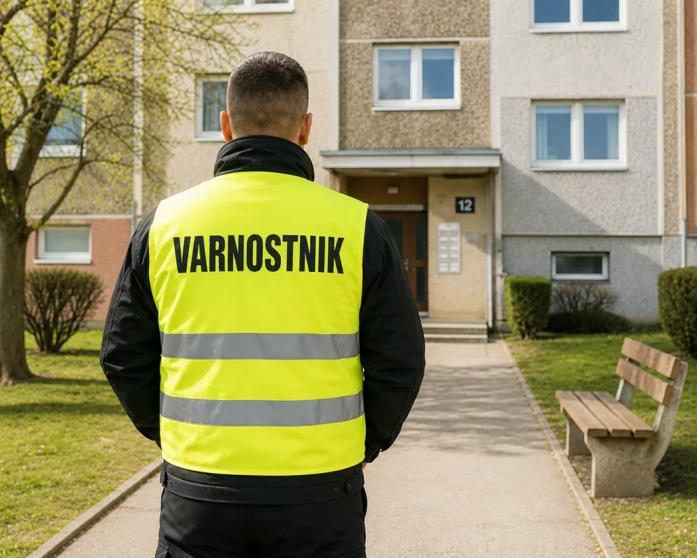varnostnik, blok, nepremičnine, varovanje / Foto: Ui