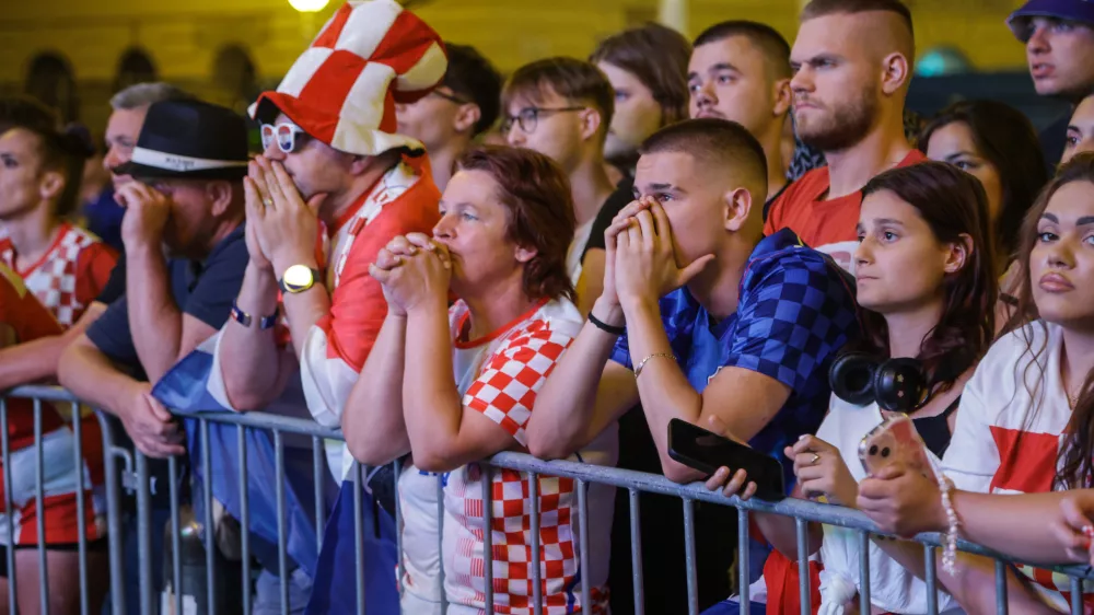 Zagreb, navijači, nogomet, Hrva&scaron;ka - Portugalska. Foto: Pixsell