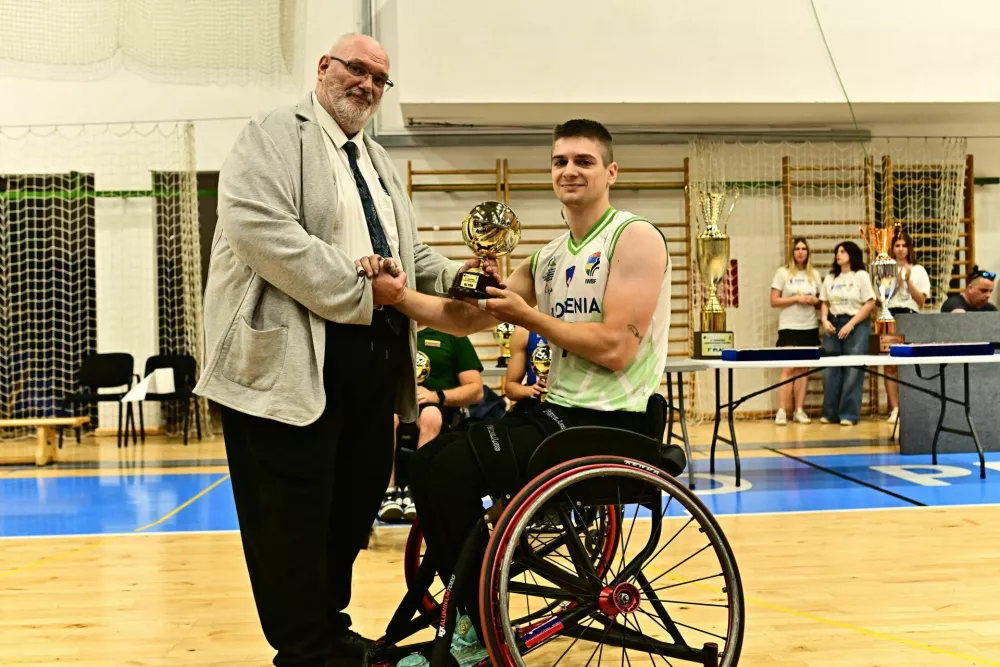 David &Scaron;korjanc je bil izbran v idealno peterko evropskega prvenstva. Foto: ZSIS