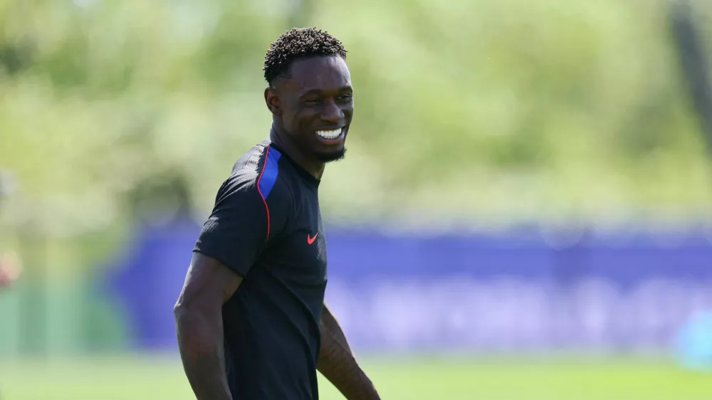 Soccer Football - FIFA World Cup 2026 - United States Training - University of Washington, Seattle, Washington, U.S. - July 5, 2026 Folarin Balogun of the U.S. during training IMAGN IMAGES via Reuters/Blake Dahlin