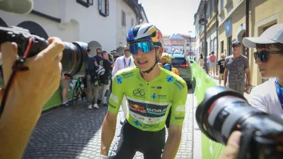 Florian LIPOWITZ21.6.2026 - Dirka po sloveniji - kolesarska dirka - kolesarstvo - cilj Novo mestoFoto: Luka Cjuha