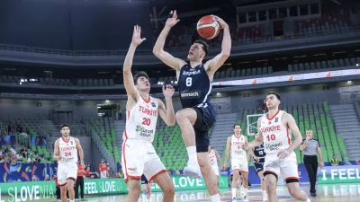 - 16.07.2026 - ko&scaron;arka - evropsko prvenstvo za U20 - Slovenija: Turčija//FOTO: Jaka Gasar