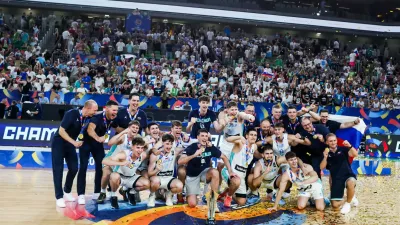 19.07.2026. Košarka finale Evropskega prvenstva U 20 Slovenija - Srbija. Foto: Bojan Velikonja
