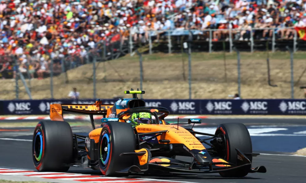 Formula One F1 - Hungarian Grand Prix - Hungaroring, Budapest, Hungary - July 25, 2026 McLaren's Lando Norris during practice REUTERS/Bernadett Szabo