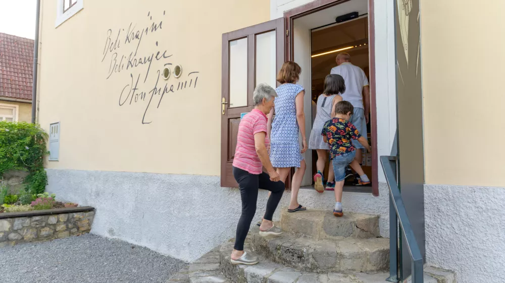 Spominska hi&scaron;a Otona Župančiča. F RIC Bela krajina