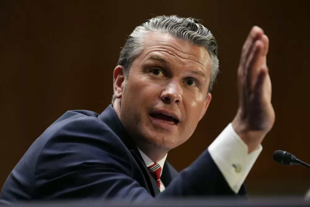 Defense Secretary Pete Hegseth testifies at a Senate Appropriations Committee hearing, Tuesday, July 21, 2026, on Capitol Hill in Washington. (AP Photo/Jacquelyn Martin)