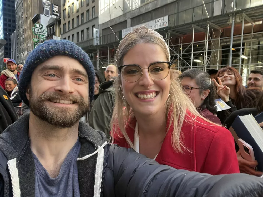 Story from Jam Press (Virgin Paramedic Tumour)Pictured: Paige Footner with Daniel Radcliffe.Paramedic, 31, who ignored strange noises in her ears for YEARS says brain tumour diagnosis pushed her to find loveA paramedic who ignored strange noises in her ear for years was left stunned when doctors discovered a huge brain tumour.Paige Footner had suffered with tinnitus for three years, brushing it off as stress from her busy life as both a medic and circus performer.But the 31 year old was left reeling when a scan revealed a 4cm growth on her brain.Now recovering after surgery, she says the experience has completely changed her outlook and even inspired her to go on 50 dates in search of love."I had pulsatile tinnitus in one of my ears for three years," Paige, from Adelaide, Australia, told creatorzine.com."I thought it was maybe stress related but after a year or two it started to get worse and was there all the time."Even though I wasn't overly stressed about it, I mentioned it to my GP who said it could be a sign of something sinister and referred me to an ENT specialist."But because I go away a lot for the circus, it took me over a year to properly follow up."The specialist said it was probably from a benign cause, maybe an infection or past trauma &ndash; and I hit my head a lot doing circus so it made sense."He said to get an MRI just in case, but it would likely be fine."I also got some headaches occasionally, but because I work shift work, they're not uncommon."I was recently diagnosed with ADHD too, which my neurosurgeon said was probably a symptom of the tumour because it was in my frontal lobe."They actually think the tumour was an incidental finding and it wasn't causing the tinnitus."I was just super lucky they found it."Paige's MRI had revealed she had a very significant brain tumour.The radiologist told her it could be cancer and she was referred to a neurosurgeon.She said: "I had a lot of scans done after that &ndash; MRIs, CTs, and PET scans &ndash; but the tumour was considered to have atypical findings so they couldn't diagnose it without surgery."When I saw the neurosurgeon she gave some hope and said it looked like a meningioma which is often benign but she needed to do another scan to be sure."Unfortunately, that scan did not show the typical features of a benign tumour, it showed some concerning findings that meant it could be a cancerous tumour or lymphoma."With the surgery now urgent, Paige had to cancel her trip to Edinburgh Fringe festival and all of her work overseas, which she said was "a huge financial and mental blow".But after the surgery, she was "immensely blessed" with good news.Paige said: "It ended up being a grade one meningioma which is benign."Unfortunately the tumour does have a high proliferative score, though, which means it can be more aggressive than a grade one and has a higher chance of returning, but they will just monitor it closely and do surgery again rather than radiotherapy."Paige said the diagnosis eight months ago forced her to reassess her life.She said: "In the radiology clinic time instantly froze and my life flashed before my eyes like a TV show."As a paramedic, we get a front row seat into other people's lives and decisions, as well as their regrets before they die."This had motivated me to live my life fully, but in that moment I realised I had failed."I was 30 and I'd never experienced love."I'd never had a boyfriend, never even had a fling or a romantic kiss."I was literally a virgin."The pain of missing out on love was indescribable."I also regretted hustling so much at work, missing my friends' events and not putting them first."I had money in the bank rather than spending it making memories."But I also looked back on my life and smiled."I'd performed in the circus all over the world, achieved what I never thought I could, and made incredible friends that held my heart and became family."At the end of the day, all we have are our memories and connections with our loved ones."And I had more than most, what a privilege."Paige says she struggled to tell people at first because it was her job to be "brave".She said: "I couldn't let my family see this side of me, so I did what I always do in times of crisis &ndash; I messaged my boss."I said, 'Matt, I have a brain tumour, I don't mean to scare you but I don't think I'm going to be at work Monday'."And I am so glad I told him."It was helpful having someone rational and medical to talk through it with me."My plan was to tell everyone I was injured &ndash; that's why I wouldn't be at work &ndash; and to tell my parents I was going overseas for six months."I was going to have brain surgery without them knowing."My boss was adamant that I needed to tell people, though, and even though I argued, he was right."Telling people opened the door for people to show me I was loved, that I was memorable and that I'd made a positive impact in their life."It was crazy. People who I thought didn't even know who I was, because they were so cool, messaged me."Even my crush messaged me."Paige says she wasn't scared going into brain surgery because she'd reframed vulnerability as a strength.And despite a tough recovery, she's now determined to live life to the full.She said: "I had surgery to remove the tumour &ndash; it was 4cm which is quite big."I must admit, the thought of your brain and skull being cut open is rather scary and intimidating."But I was very lucky to have a good experience."I had an all female team and my neurosurgeon was one of the best, kindest and most compassionate people I've ever met."She really made a difference and helped bring some light to a dark, vulnerable time."I actually got quite sick after the surgery and was in there for three weeks."I couldn't move my left arm very well, couldn't walk without falling over and sometimes I couldn't even lift my head off the pillow or talk."My body had always been the door to my dreams and now I was stuck in a bed barely able to even roll over."One of the doctors said, 'We don't know if you're ever going to make it back to acrobatics and paramedics,' which was a very confronting and not at all helpful thing to say."My neurosurgeon thankfully was far more reassuring and turned over every stone to figure out what was causing it."It ended up being a multitude of factors but one of them was seizures, which can happen from the swelling."Paige has lost her driving license as a result of the seizures and can't work for a year, which has caused financial stress.She also can't perform.She said: "People talk a lot about the difficulties of immediate recovery post major surgeries, but the months after when you go home, and you're starting to feel better but can't go back to your normal life, are also incredibly hard to navigate."In hospital, your sole purpose is to rest, but at home you start to have energy."You feel as though you have no purpose."I had to learn to find joy in small things and create new purposes."As soon as I could get on a plane, I went overseas to see my friends."I've made a pact with myself to go on 50 dates in a quest to find love."My neurosurgeon also inspired me so much that I've also started studying for the exam to get into medical school."I want to do what she did for me &ndash; I want to help make difficult times a little less difficult, lonely and scary."My biggest advice would be to chase that dream, do the thing, start the hobby, tell the boy you like him."The pain of dying with regret is far, far, far worse than the pain of any rejection, failure or embarrassment."ENDSEDITOR'S NOTE:&nbsp;Video Usage Licence: (EXCLUSIVE) We have obtained an exclusive licence from the copyright holder. A copy of the licence is available on request.Video Restrictions: None.,Image: 1117508808, License: Rights-managed, Restrictions:, Model Release: no 