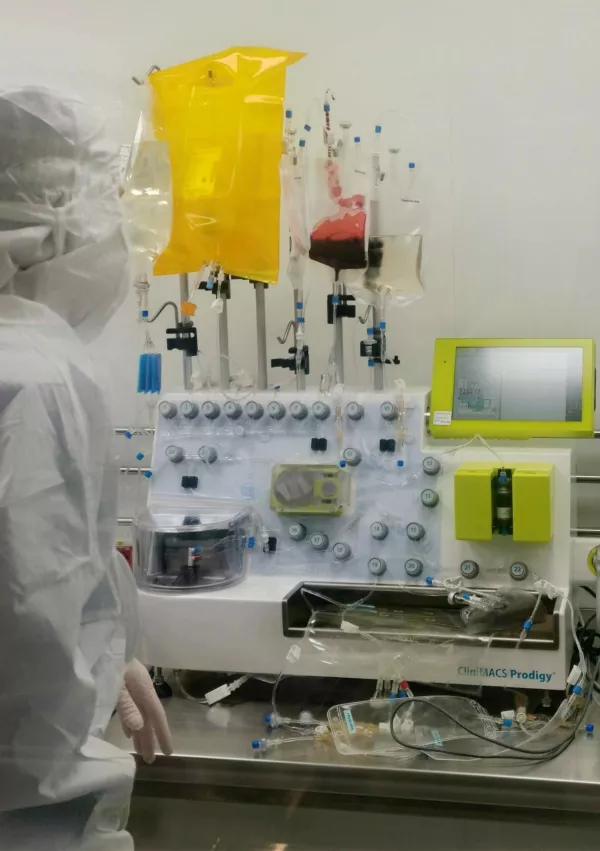 CAR-T center na In&scaron;titutu za mikrobiologijo in imunologijo Medicinske fakultete Univerze v Ljubljani je že pripravljen, a kdaj bodo končani vsi postopki za dovoljenje za uporabo, za zdaj ne ve nihče. / Foto: In&scaron;titut Za Mikrobiologijo