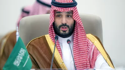 This handout picture provided by the Saudi Press Agency SPA on July 19, 2023 shows Saudi Crown Prince Mohammed bin Salman speaking during GCC-Central Asia Summit in Jeddah.,Image: 790417573, License: Rights-managed, Restrictions: RESTRICTED TO EDITORIAL USE - MANDATORY CREDIT "AFP PHOTO / SPA" - NO MARKETING NO ADVERTISING CAMPAIGNS - DISTRIBUTED AS A SERVICE TO CLIENTS, ***HANDOUT image or SOCIAL MEDIA IMAGE or FILMSTILL for EDITORIAL USE ONLY! * Please note: Fees charged by Profimedia are for the Profimedia's services only, and do not, nor are they intended to, convey to the user any ownership of Copyright or License in the material. Profimedia does not claim any ownership including but not limited to Copyright or License in the attached material. By publishing this material you (the user) expressly agree to indemnify and to hold Profimedia and its directors, shareholders and employees harmless from any loss, claims, damages, demands, expenses (including legal fees), or any causes of action or allegation against Profimedia arising out of or connected in any way with publication of the material. Profimedia does not claim any copyright or license in the attached materials. Any downloading fees charged by Profimedia are for Profimedia's services only. * Handling Fee Only ***, Model Release: no 