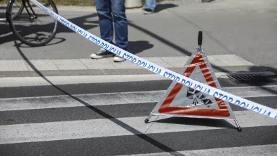 05.06.2025 - Simbolična fotografija Policija - prometna nesreča - policijski trakFoto: Luka Cjuha
