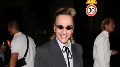John Galliano seen leaving Vogue World Paris after Party during Haute Couture Week FW2024 in Paris on 23rd June 2024Pictured: john galliano,Image: 884273803, License: Rights-managed, Restrictions: Worldwide, Model Release: no, Pictured: john galliano 