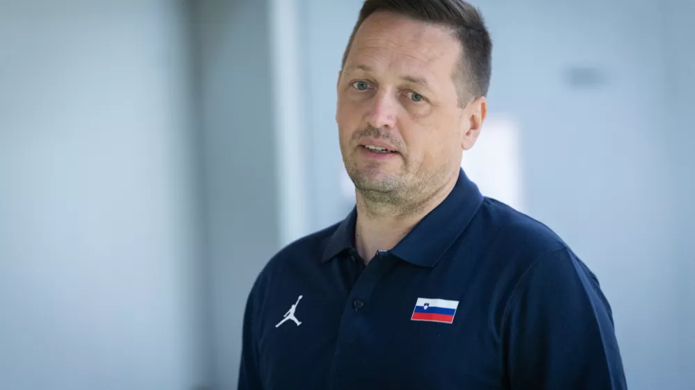 Ljubljana, Stozice.Uvodno medijsko druzenje moske clanske kosarkarske reprezentance ob zacetku priprav na zadnji cikel prvega dela kvalifikacij za svetovno prvenstvo 2027.Selektor Aleksander Sekulic.