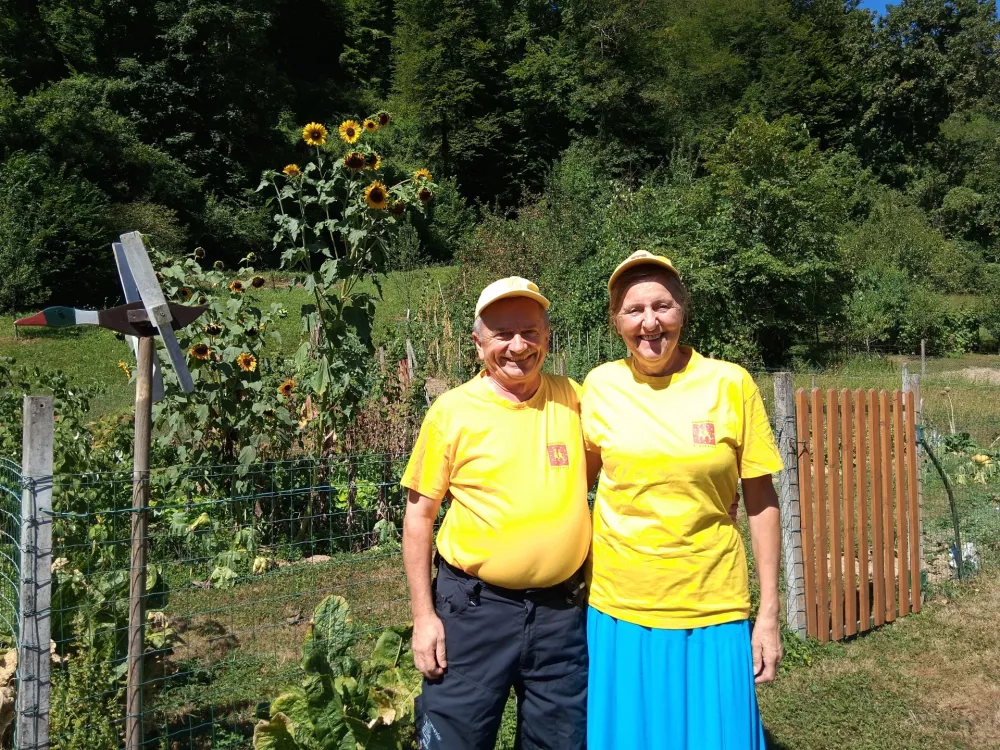 Jože Prah in Darinka Avgu&scaron;tin, sodelavca pri PD Lisca-Sevnica / Foto: Katja Petrovec 