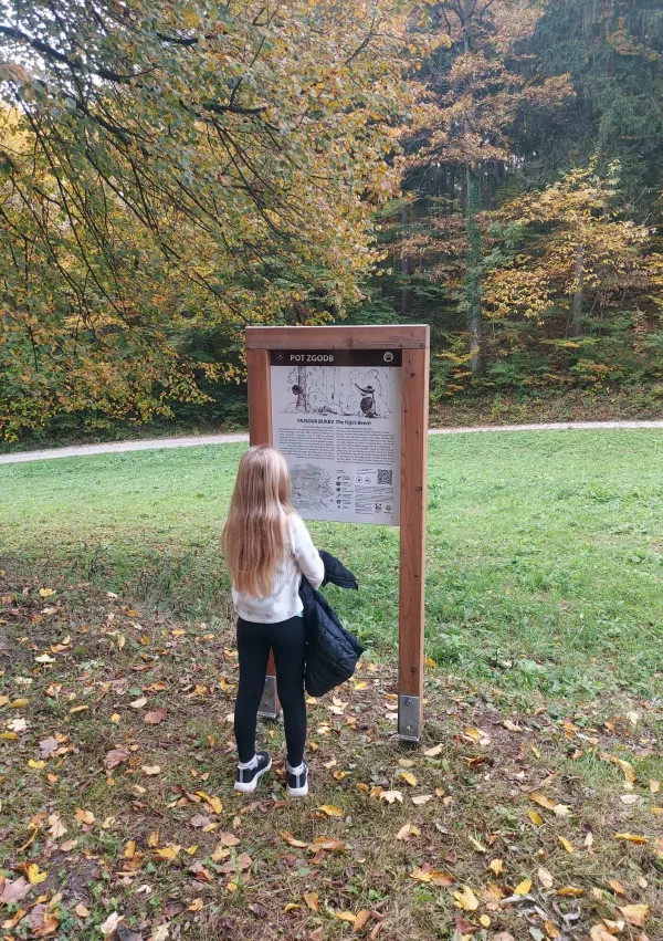 table na evropski pe&scaron;poti / Foto: Turistično Dru&scaron;tvo Podčetrtek 