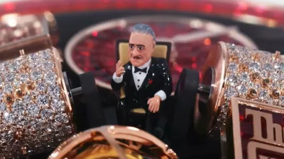 Ferrari Press AgencyGodfather 1Ref 1802906/08/2026See Ferrari textPictures MUST credit: Jacob & CoOstentatious jewellery company Jacob & Co has made a new timepiece tribute to classic movie The Godfather &mdash; including a miniature of star Marlon Brando as Mafia boss Don Vito Corleone.The .4 million USD timepiece is a one-off by the New York-based house.Called the Opera Godfather Baguette, it features a host of details from the 1972 Francis Ford Coppola masterpiece.A tiny, hand-sculpted figurine of Brando sitting in his iconic armchair sits right at the centre of the dial.A miniature rose gold piano sits on the dial, its keys moving while a music box plays the movie's signature GodfatherTheme, alongside a violin-shaped crank.The iconic poster puppet strings logo is integrated onto the dial plates. The watch is set with 461 red baguette sapphires across the 18 karat rose gold case, dial, crown and clasp.Each stone was individually cut to fit one position on the watch, a setting process that took craftsmen " months " to complete. Jacob & Co said the gem-setting arrangement will never be replicated again. It took the brand over a year just to source and match the colour, quality, and consistency of the stones. The watch contains 658 components built entirely by hand, combining high-end watchmaking with micro-mechanical engineering.OPS: The Opera Godfather Baguette watch.Picture supplied by Ferrari,Image: 1121010620, License: Rights-managed, Restrictions:, Model Release: no 