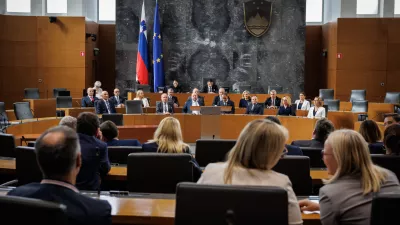 Ljubljana, drzavni zbor.Zaprisege ministrov nove vlade.