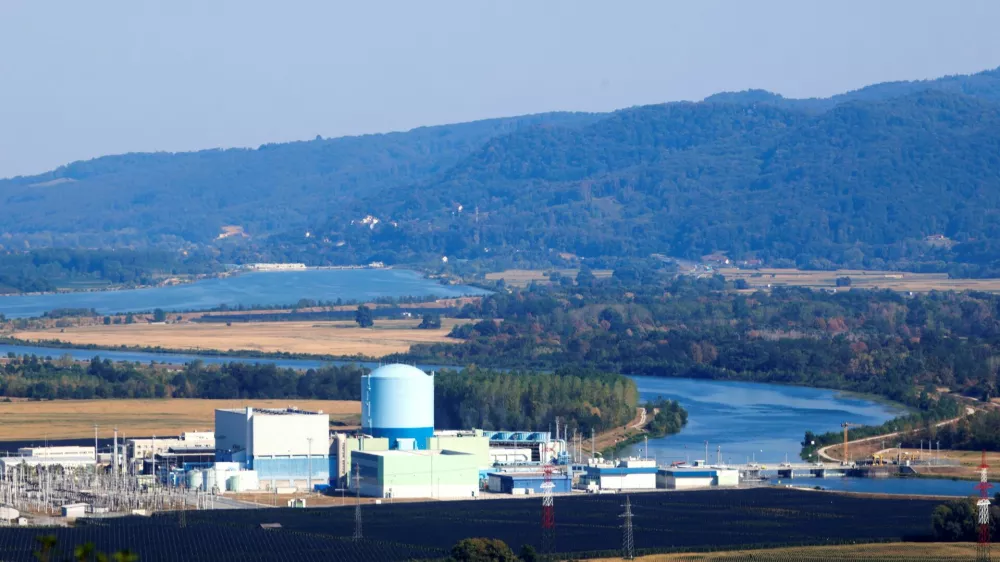 A view of the nuclear power plant in Krsko, Slovenia, August 5, 2026. REUTERS/Borut Zivulovic