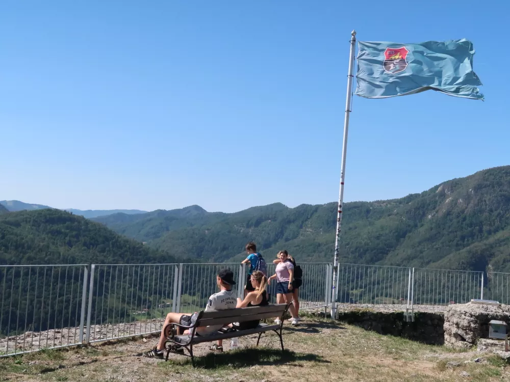 Tolminski grad, interpretacijski center, Kozlov Rob, Tolmin, turizem,Zgodovina, Arheologija / Foto: Nata&scaron;a Bucik Ozebek