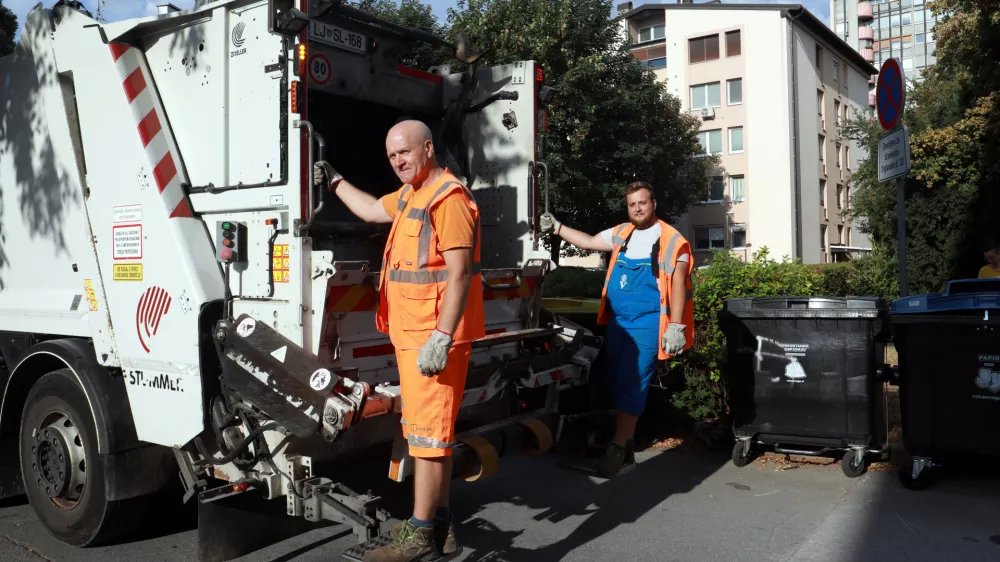 Ljudje, ki skrbijo za to, da so ljubljanske ulice čiste