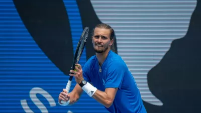 Alexander Zverev is seen during a practice session at the Cincinnati Open in Mason, Ohio, on August 10, 2026.Cincinnati Open: Practice Sessions, Mason, United States - 10 Aug 2026,Image: 1122380475, License: Rights-managed, Restrictions:, Model Release: no 