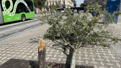 Za zdaj še ni znano, ali gre za posledice vandalizma. Foto: Špela Ferlin