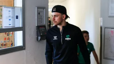 Bine Ma&scaron;ič 10.08.2026. Trening HK Olimpija pred začetkom sezone