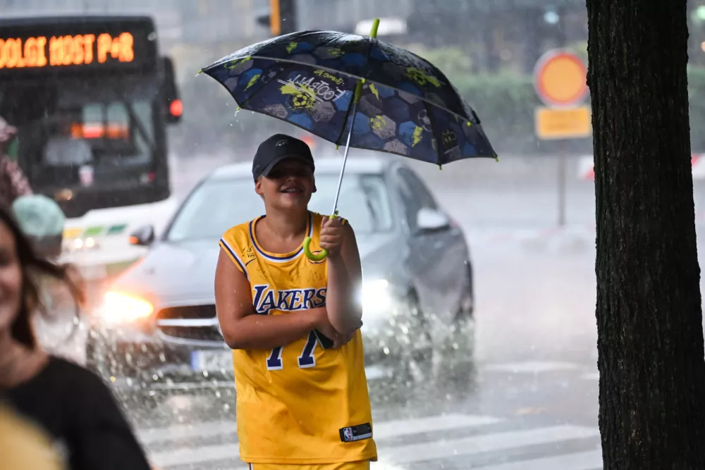 21.08.2026 - Luka Dončić s soigralci iz Los Angeles Lakers na obisku v Ljubljani FOTO: Nik Erik Neubauer
