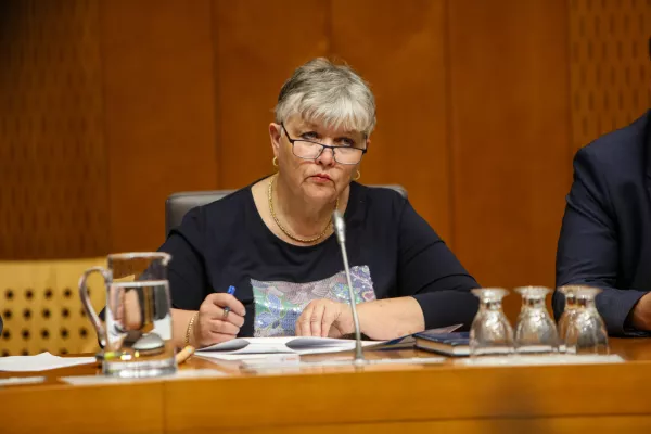 - Jana Gržinič, poslanka SDS,- 01.06.2026. - Zasli&scaron;anja kandidatov za ministre 4. vleda Janeza Jan&scaron;e pred parlamentarnimi odbori v DZ RS.//FOTO: Bojan Velikonja
