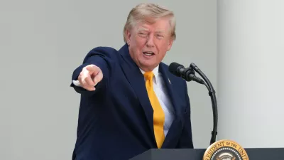 President Donald Trump speaks during a back to school event in the Rose Garden of the White House, Monday, Aug. 24, 2026, in Washington. (AP Photo/Alex Brandon)