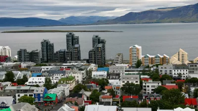 FILE PHOTO: Overview of the town form Hallgrimskirkja church ahead of a referendum on whether Iceland should resume accession negotiations with the European Union, in Reykjavik, Iceland, August 12, 2026. REUTERS/Denis Balibouse/File Photo