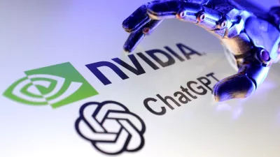 FILE PHOTO: Nvidia and ChatGPT logos are seen in this illustration taken, September 22, 2025. REUTERS/Dado Ruvic/Illustration/File Photo