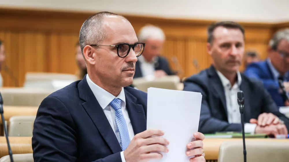 Ljubljana, DZ.Predstavitev kandidata za ministra za zdravje Tadeja Ostrca pred pristojnim odborom DZ. 