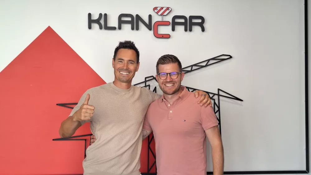 podjetje Klančar žerjavi, direktor Andrej Klančar in operativni direktor David Ro&scaron;ić