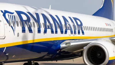 FILED - 12 April 2022, Bavaria, Nuremberg: A Ryanair plane stands on the apron at Albrecht Duerer Airport Nuremberg. Photo: Daniel Karmann/dpa
