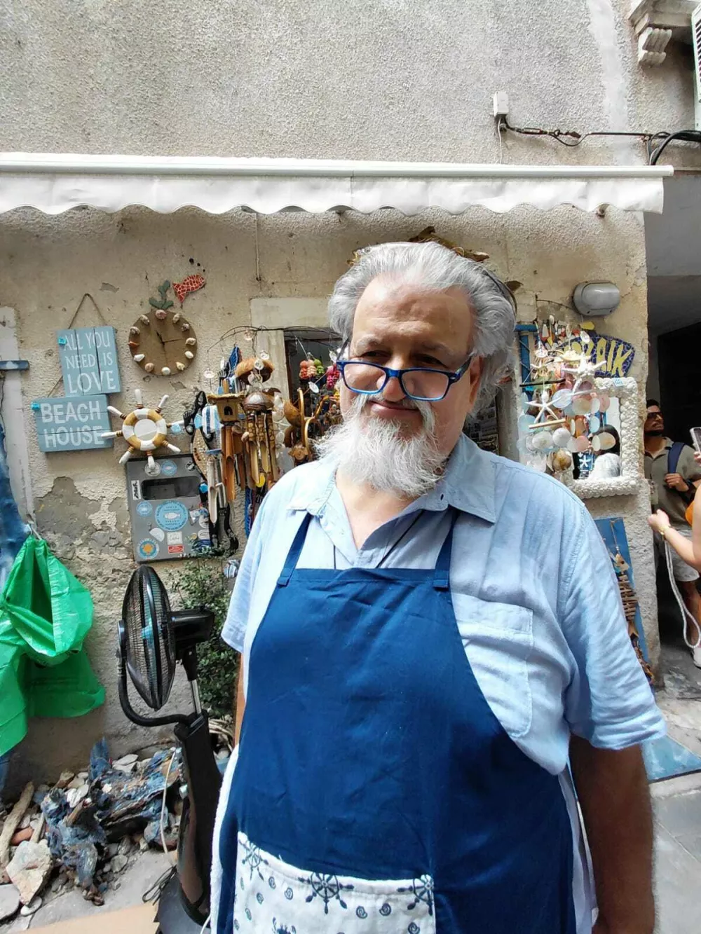 Mario Druschovich je pobudnik druženje za obloženo mizo na ulici. Foto: Vesna Levičnik