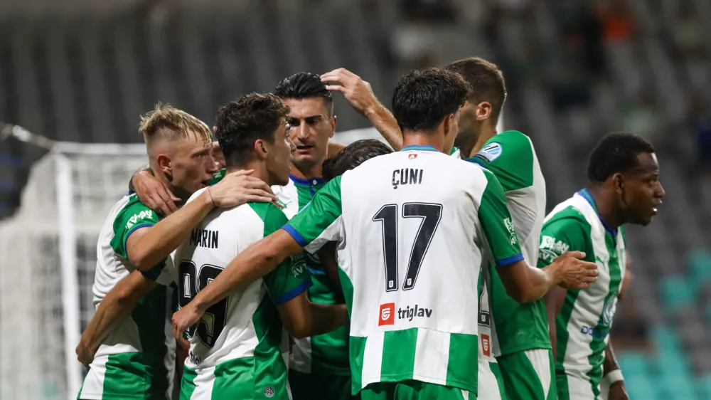 5.9.2026 - Nogomet stadion Stožice tekma Olimpija - Brinje Grosuplje Foto: Luka Cjuha