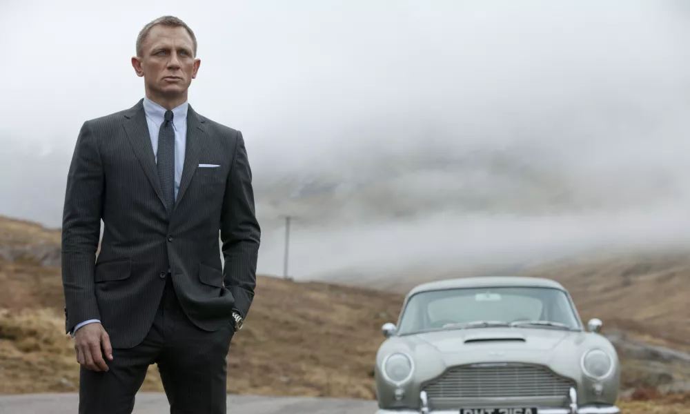 FILE - This film image released by Columbia Pictures shows Daniel Craig as James Bond in the action adventure film, "Skyfall." (AP Photo/Sony Pictures, Francois Duhamel, File)