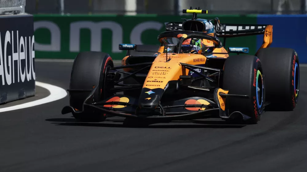 Formula One F1 - Spanish Grand Prix - Madring, Madrid, Spain - September 12, 2026 McLaren's Lando Norris during qualifying REUTERS/Jon Nazca