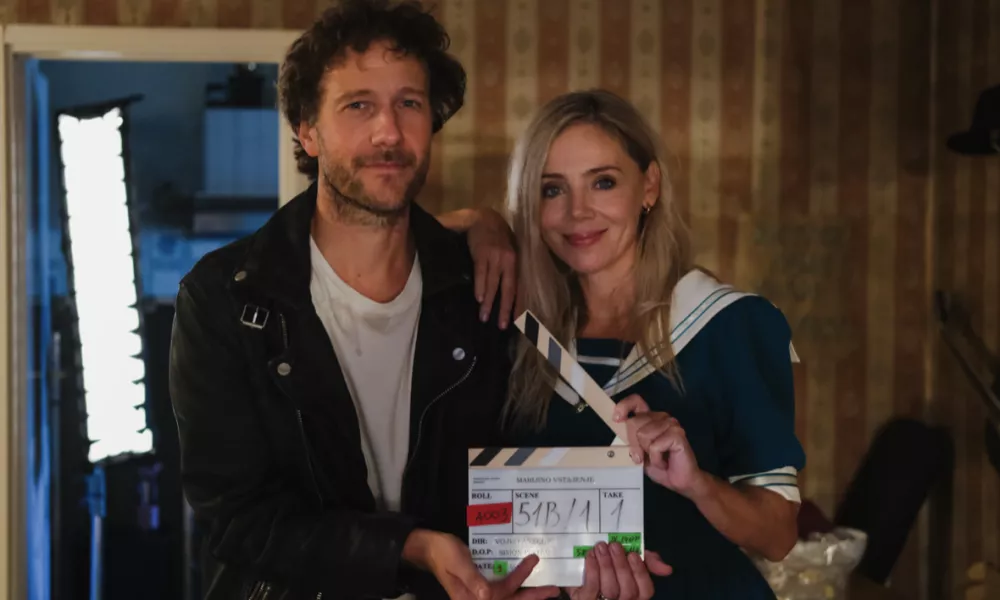 Klemen Slakonja in Katarina Čas