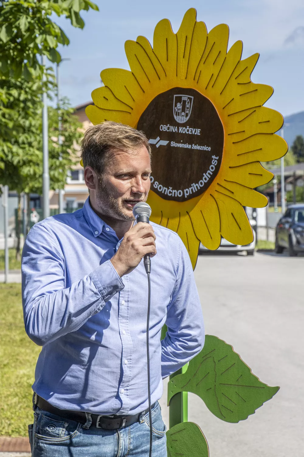 Gregor Ko&scaron;ir, župan Občine Kočevje. (Foto: Mi&scaron;ko Kranjec/Slovenske železnice)