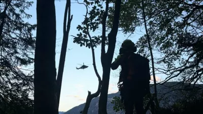 Nesreča pri slapu Savica, v kateri je umrl oče, sin pa je bil hudo po&scaron;kodovan.