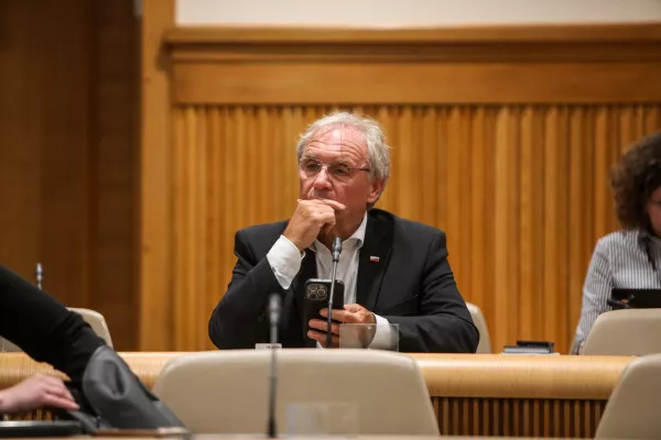 - Ale&scaron; Hojs, poslanec SDS,- 01.06.2026. - Zasli&scaron;anja kandidatov za ministre 4. vleda Janeza Jan&scaron;e pred parlamentarnimi odbori v DZ RS.//FOTO: Bojan Velikonja