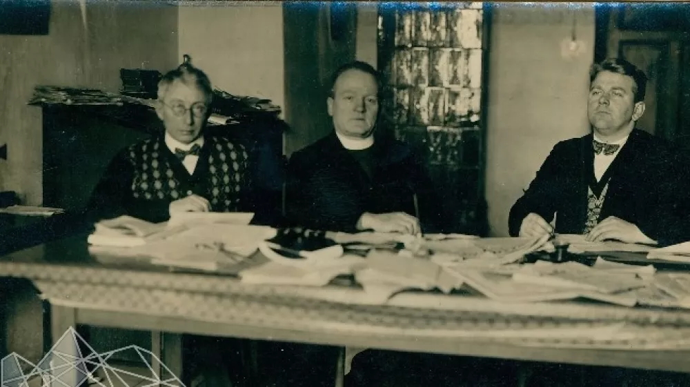 Uredni&scaron;tvo časopisa Slovenec v Mariboru / Foto: Fototeka Muzeja Novej&scaron;e Zgodovine