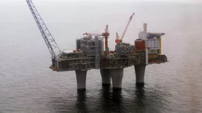 ** FILE ** The Troll A, gas platform run by the Norwegian oil giant Statoil company, standing above the North Sea, about 70 kilometers off the coast of Norway, in this photo dated June 8 2006. Many international corporations like Wal-Mart Stores Inc., Boeing Co., Honeywell International Inc. and Lockheed Martin Corp. have all been put on a blacklist by a Norwegian state investment fund that aims to make the nation's huge oil wealth grow for the benefit of its citizens while making the world a better place. The 1.7 trillion kroner (US3 billion, euro205 billion) global fund is under strict government-imposed ethical guidelines to ensure that money doesn't go to companies linked to such things as weapons production, human rights abuses, environmental damage or corruption.(AP Photo / Marit Hommedal / Scanpix Norway) ** NORWAY OUT **