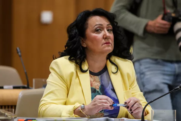 - Tina Brecelj, poslanka Levica Vesna,- 02.06.2026. - Zasli&scaron;anja kandidatov za ministre 4. vleda Janeza Jan&scaron;e pred parlamentarnimi odbori v DZ RS.//FOTO: Bojan Velikonja