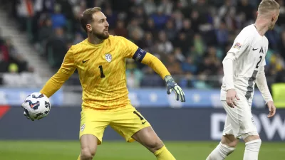 Jan Oblak14.11.2024 - nogomet - liga narodov Slovenija &ndash; Norve&scaron;ka - stadion StožiceFOTO: LUKA CJUHA