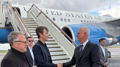 Russian presidential envoy&nbsp;Kirill&nbsp;Dmitriev greets U.S. special representatives Jared Kushner and Steve Witkoff upon their arrival at Vnukovo International Airport in Moscow, Russia, September 5, 2026. Photo&nbsp;acquired&nbsp;by&nbsp;REUTERS/via&nbsp;REUTERS&nbsp;THIS IMAGE HAS BEEN SUPPLIED BY A THIRD PARTY.&nbsp;NO RESALES. NO ARCHIVES.