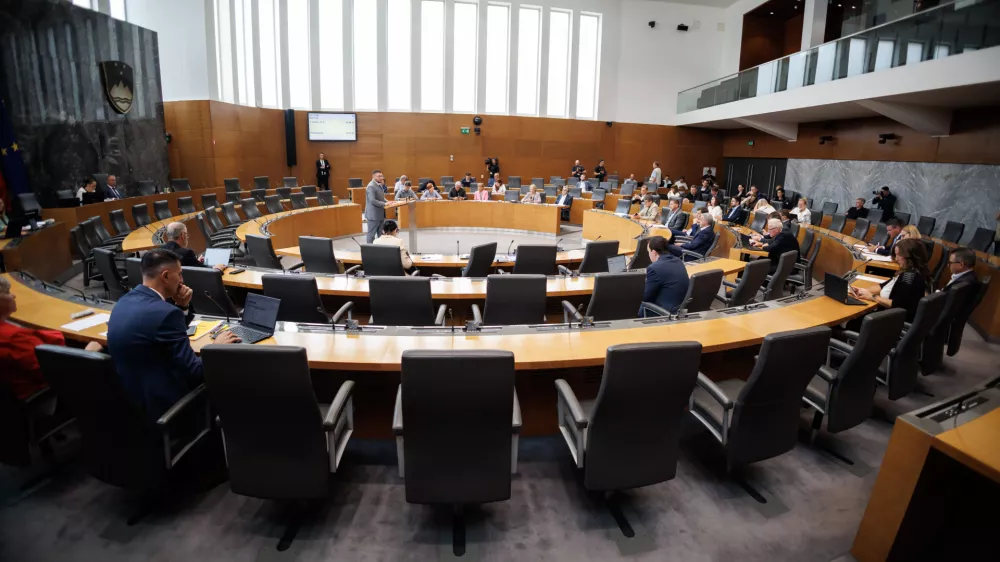 Ljubljana, DZ.Izredna seja DZ, na kateri so obravnavali zahtevo za razpis zakonodajnega referenduma o noveli zakona o parlamentarni preiskavi. / Foto: Nebojsa Tejic/sta